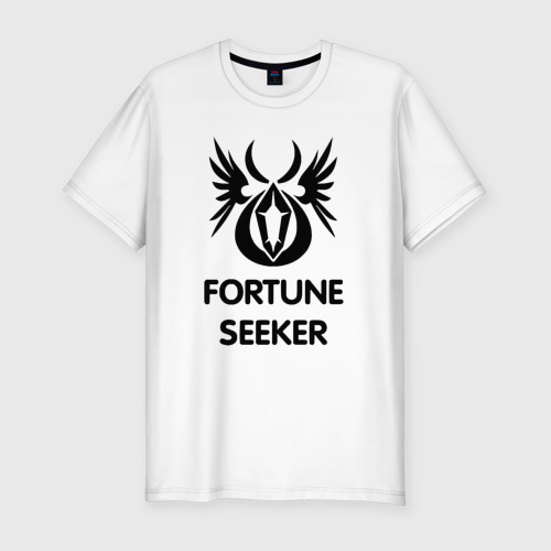 Мужская футболка хлопок Slim с принтом Dwarf Fighter - Fortune Seeker, вид спереди #2