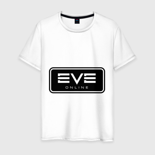 Мужская футболка хлопок с принтом EVE online, вид спереди #2