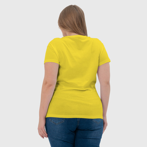 Женская футболка хлопок с принтом Казантип, вид сзади #2