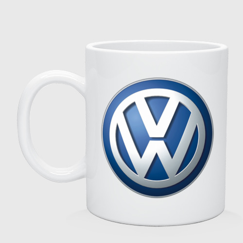 Кружка керамическая с принтом Volkswagen, вид спереди #2