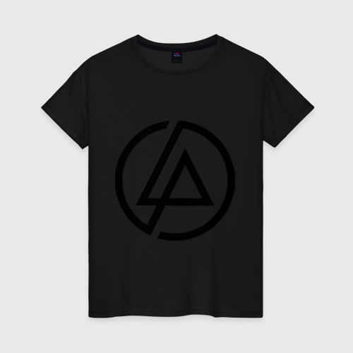 Женская футболка хлопок с принтом Linkin park (5), вид спереди #2