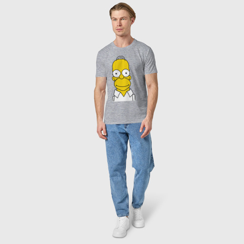 Мужская футболка хлопок с принтом Simpsons (11), вид сбоку #3