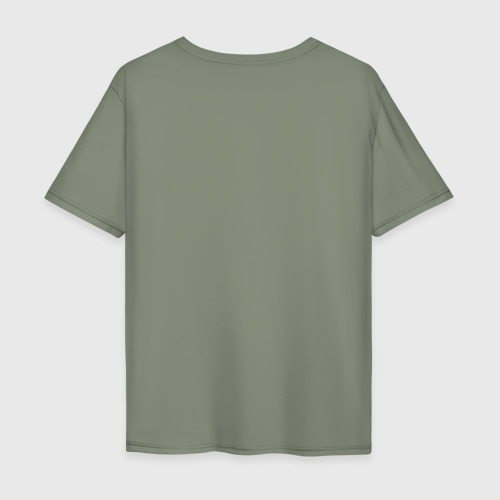 Мужская футболка хлопок Oversize с принтом Фидель Кастро, вид сзади #1