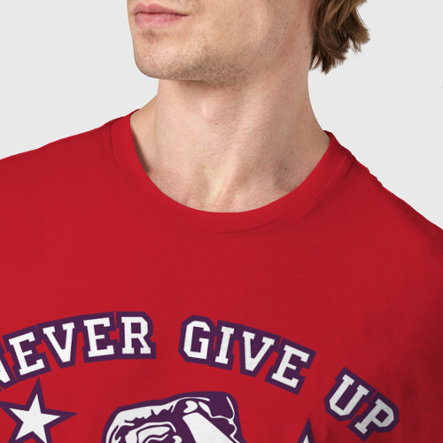 Мужская футболка хлопок с принтом WWE John Cena \Never Give Up\ 2, фото #4