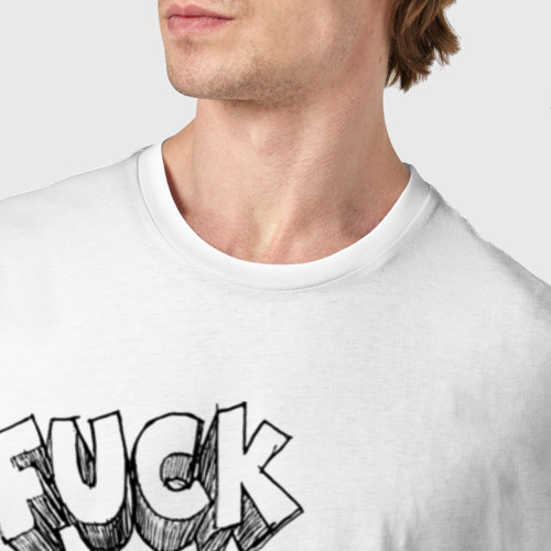 Мужская футболка хлопок с принтом Пол: Секретный материальчик, фото #4