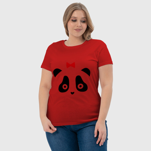 Женская футболка хлопок с принтом Панда (женская), фото #4