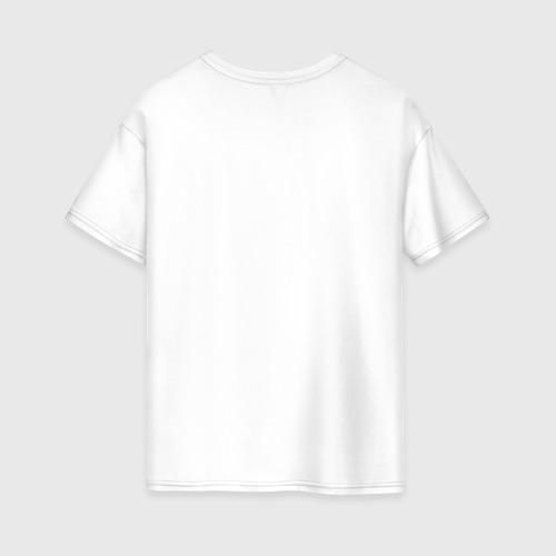 Женская футболка oversize с принтом Алиночка бесценна, вид сзади #1