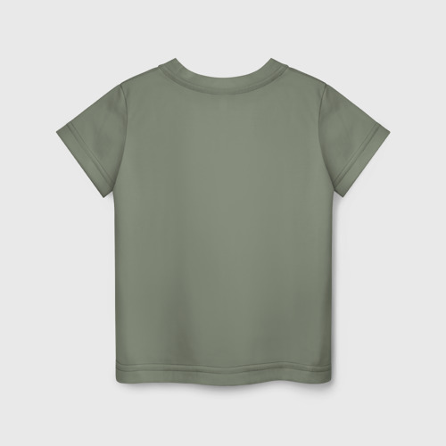 Детская футболка хлопок с принтом Мариночка бесценна, вид сзади #1