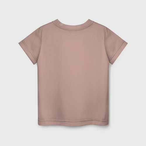 Детская футболка хлопок с принтом Главное в жизни - еда, сон, volvo, вид сзади #1