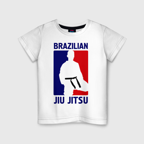 Детская футболка с принтом Джиу-джитсу  (Jiu jitsu), вид спереди #2