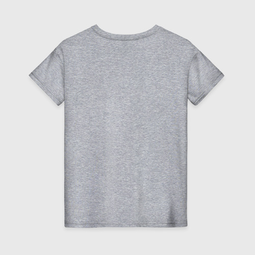 Женская футболка хлопок с принтом Старфорширдский терьер, вид сзади #1
