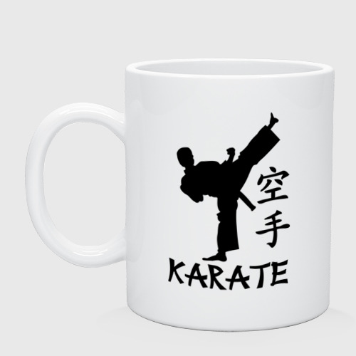 Кружка керамическая с принтом Karate (Карате), вид спереди #2