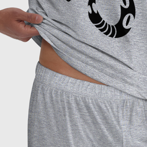 Мужская пижама хлопок с принтом Scorpio, фото #4