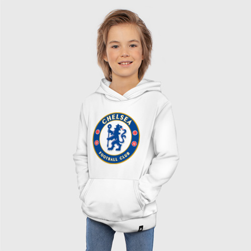 Детская толстовка хлопок с принтом Chelsea logo, фото #4