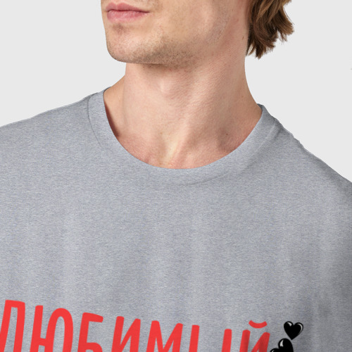 Мужская футболка хлопок с принтом Учитель русского языка, фото #4