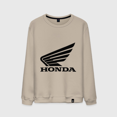 Мужской свитшот хлопок с принтом Honda Motor, вид спереди #2