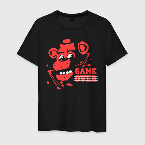 Мужская футболка хлопок с принтом Five Nights At Freddy's, вид спереди #2