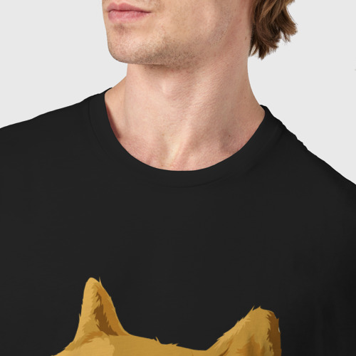 Мужская футболка хлопок с принтом Doge, фото #4
