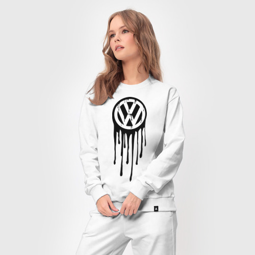 Женский костюм хлопок с принтом Volkswagen, вид сбоку #3