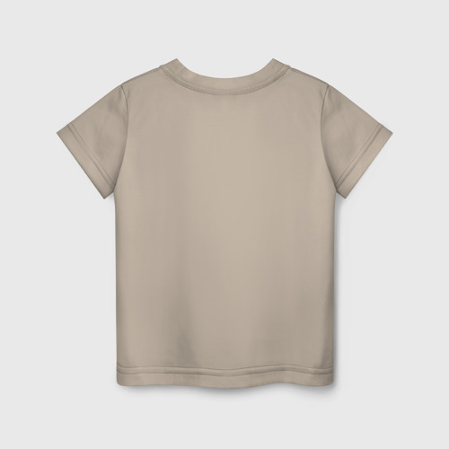 Детская футболка хлопок с принтом Настя, вид сзади #1