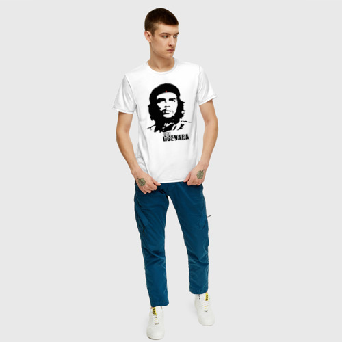 Мужская футболка с принтом Эрнесто Че гевара, вид сбоку #3