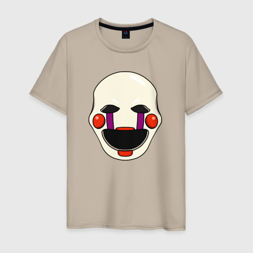 Мужская футболка хлопок с принтом Puppet FNAF Марионетка, вид спереди #2