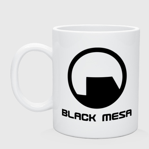 Кружка керамическая с принтом Black Mesa, вид спереди #2