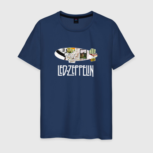 Мужская футболка с принтом Led Zeppelin, вид спереди #2