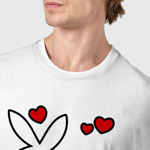 Мужская футболка хлопок с принтом Молод, красив, нахален, фото #4