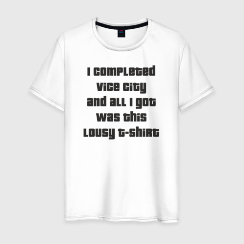 Мужская футболка с принтом GTA Vice City, вид спереди #2