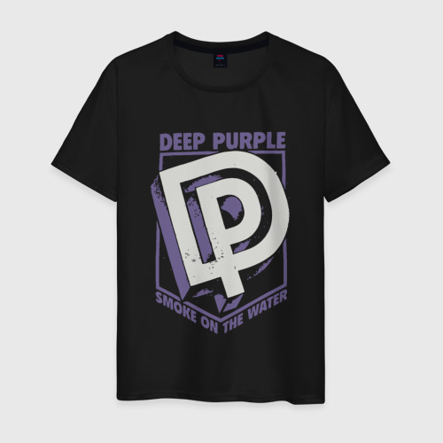 Мужская футболка с принтом Deep Purple, вид спереди #2
