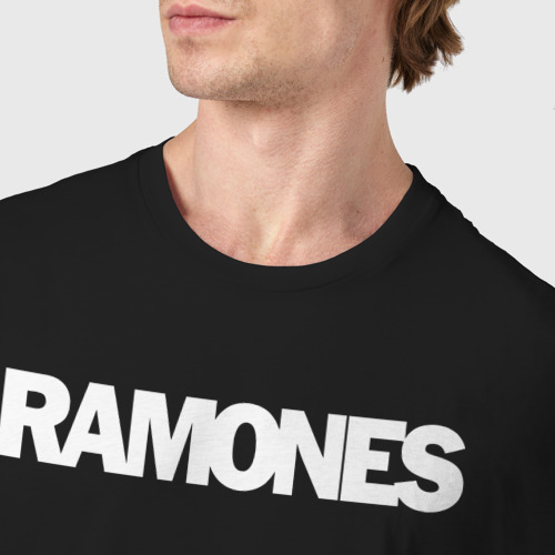 Мужская футболка хлопок с принтом Ramones, фото #4