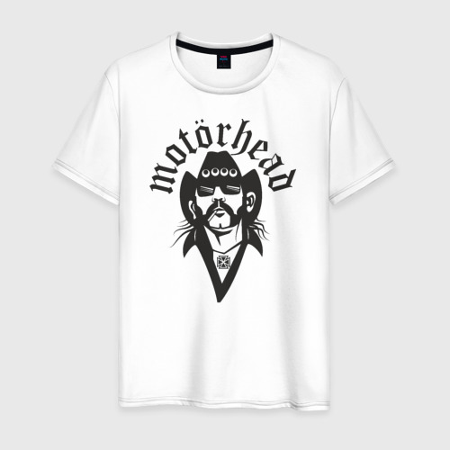 Мужская футболка хлопок с принтом Motorhead, вид спереди #2