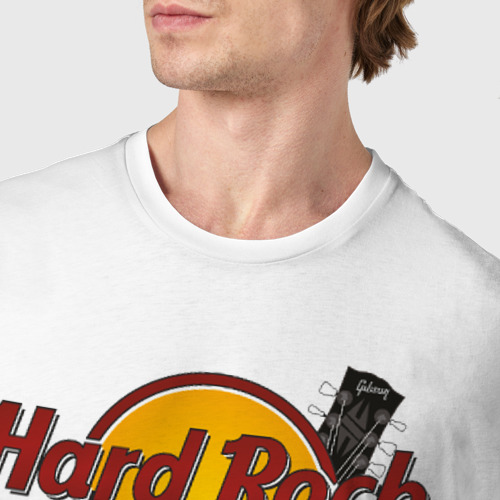 Мужская футболка хлопок с принтом Hard Rock cafe, фото #4