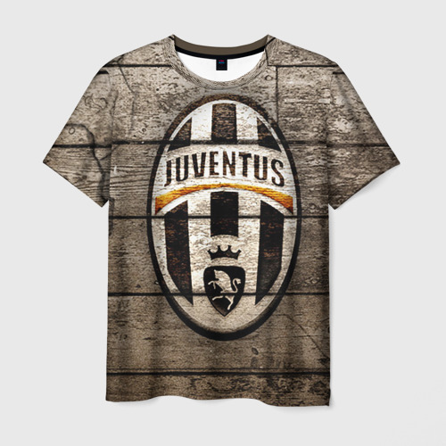 Мужская футболка 3D с принтом Juventus, вид спереди #2