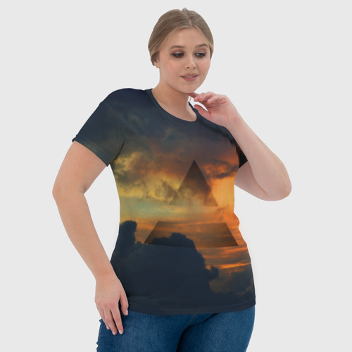 Женская футболка 3D с принтом 30 seconds to mars, фото #4