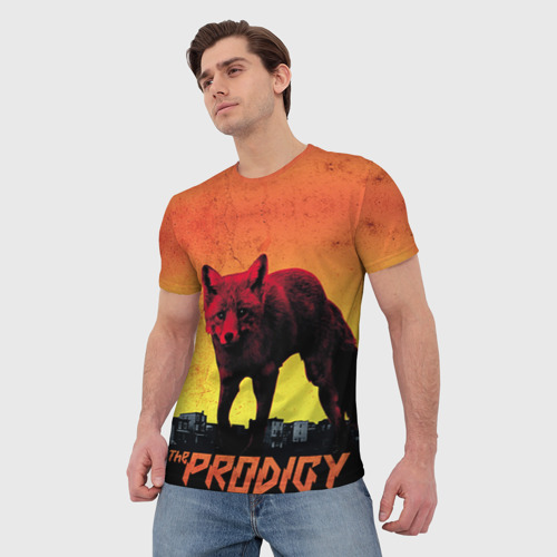 Мужская футболка 3D с принтом The Prodigy, фото на моделе #1