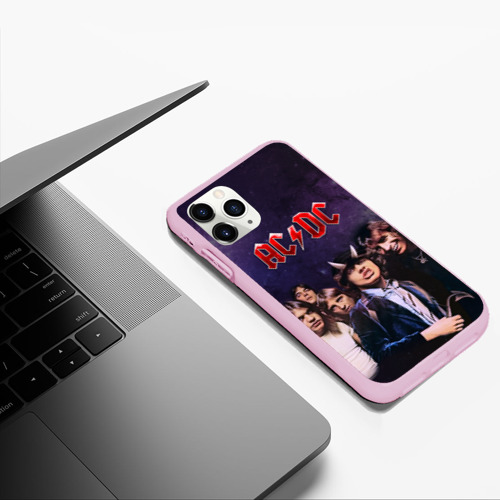 Чехол для iPhone 11 Pro Max матовый с принтом AC/DC, фото #5