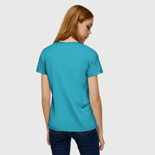 Женская футболка 3D с принтом ВМФ, вид сзади #2