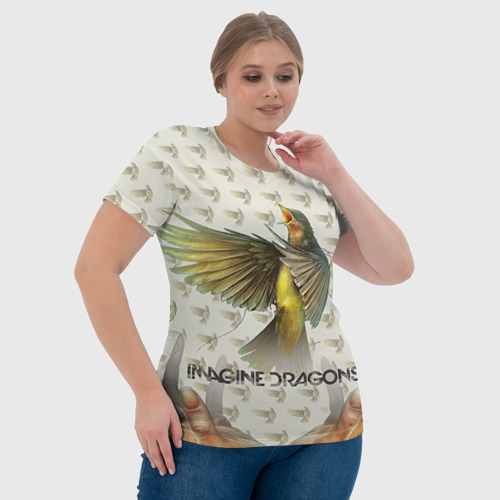 Женская футболка 3D с принтом Imagine Dragons, фото #4