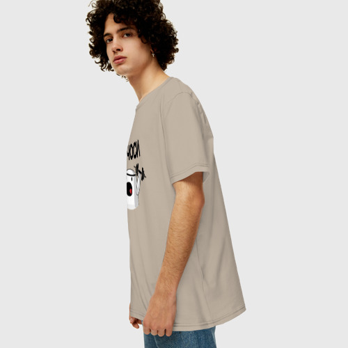 Мужская футболка хлопок Oversize с принтом КАЧОСИ! ничоси, вид сбоку #3
