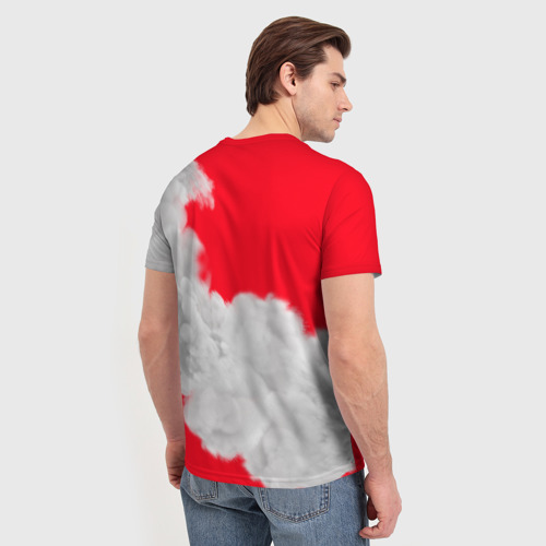 Мужская футболка 3D с принтом Давай я лучше покажу тебе свой ГТР, вид сзади #2