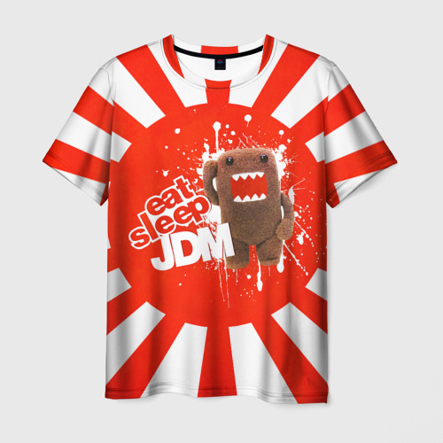 Мужская футболка 3D с принтом Domo jdm, вид спереди #2