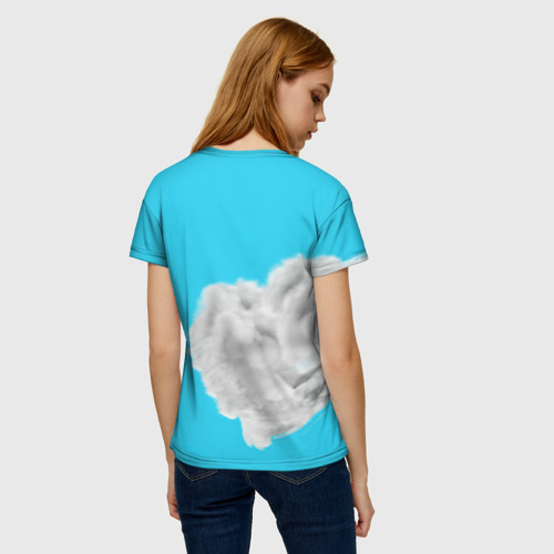 Женская футболка 3D с принтом Tourer V, вид сзади #2