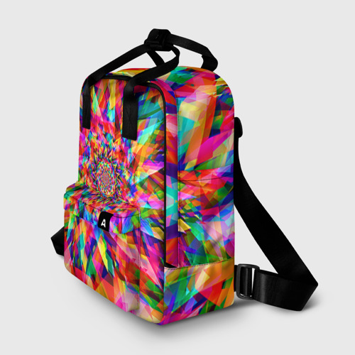 Женский рюкзак 3D с принтом Tie dye, фото на моделе #1