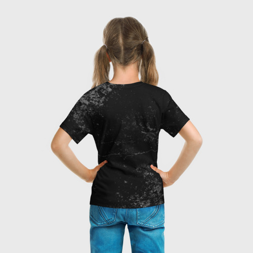 Детская футболка 3D с принтом Hip hop, вид сзади #2