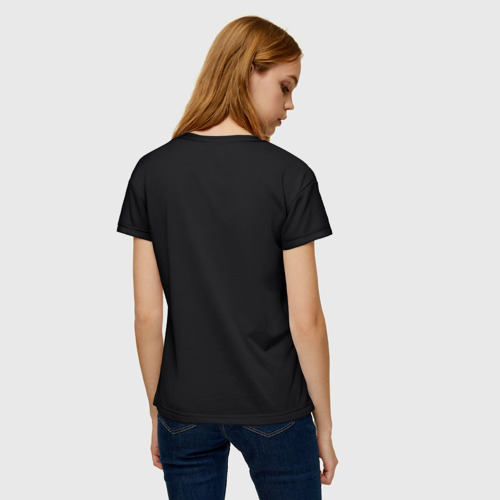 Женская футболка 3D с принтом Bts, вид сзади #2