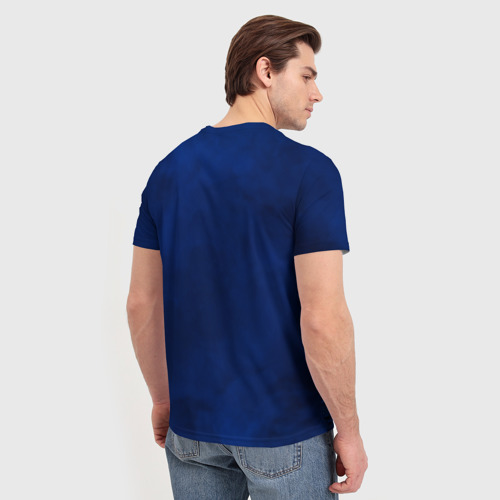 Мужская футболка 3D с принтом Клоун, вид сзади #2
