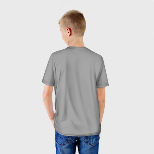 Детская футболка 3D с принтом Linkin Park, вид сзади #2