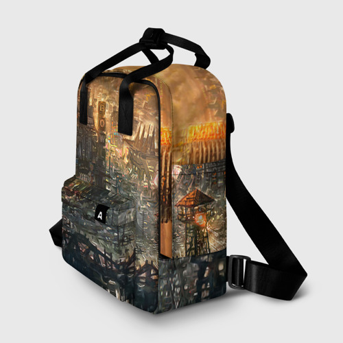 Женский рюкзак 3D с принтом Fallout, фото на моделе #1